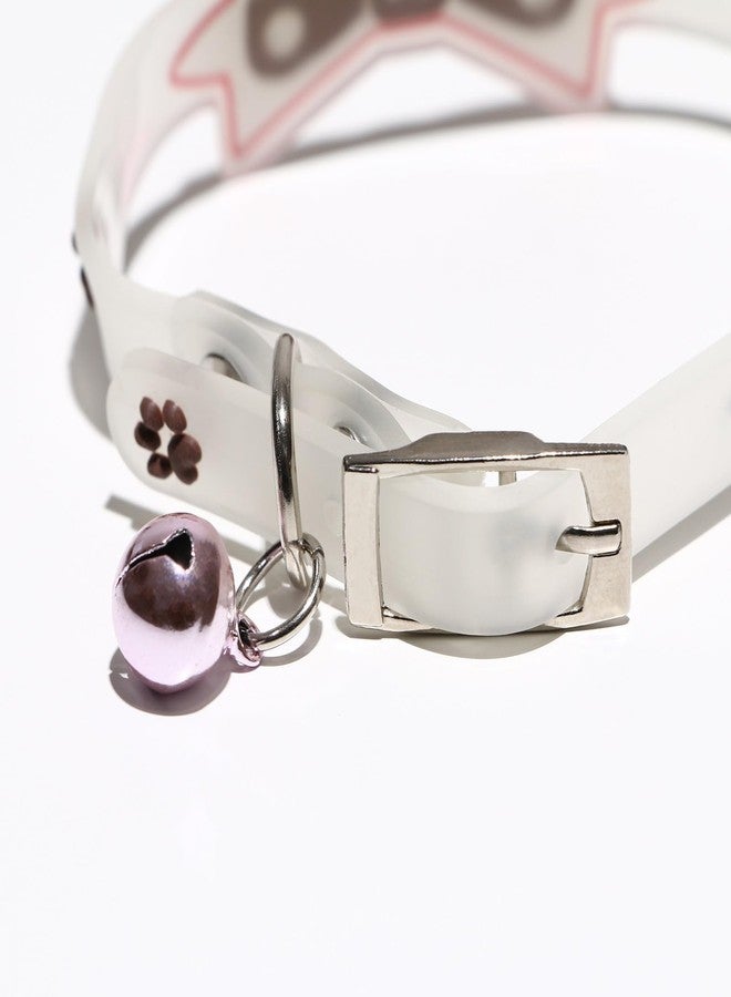 KittuPet طوق سيليكون للحيوانات الأليفة من KittuPet، بتصميم لطيف، مناسب للكلاب والقطط، طوق مطاطي/على شكل ربطة عنق، قطعة واحدة - Image 4